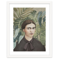 Frida With Plants