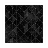 Mermaid scales. Black and white (Print Only) thumbnail