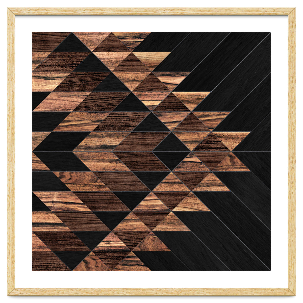 Urban Tribal Pattern No.11 - Aztec - Wood