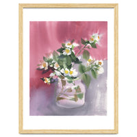 Flowers watercolor painting