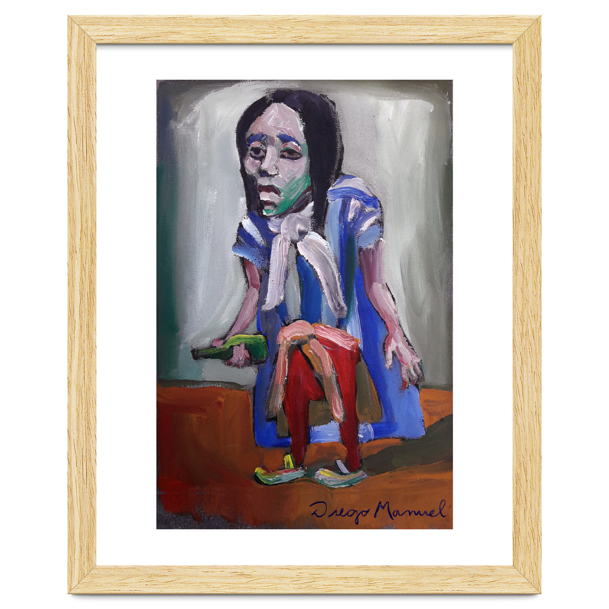 The fan, people from the neighborhood