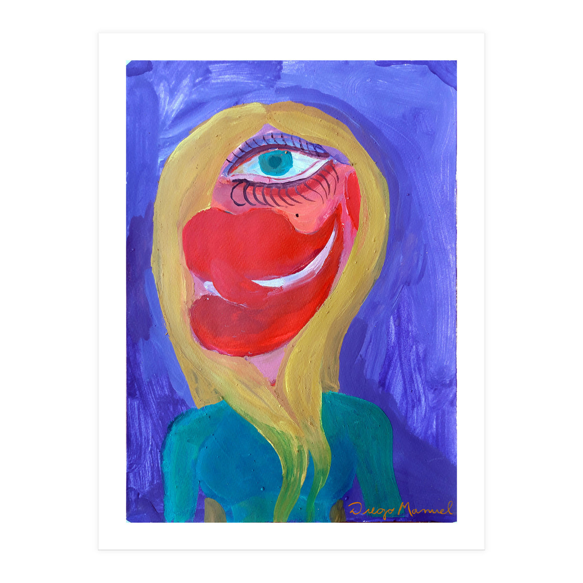 Rubia Cubista 2 (Print Only)