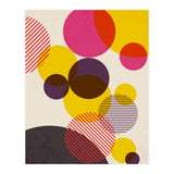 Dots in Yellow, Raspberry and Dark Purple (Print Only) thumbnail
