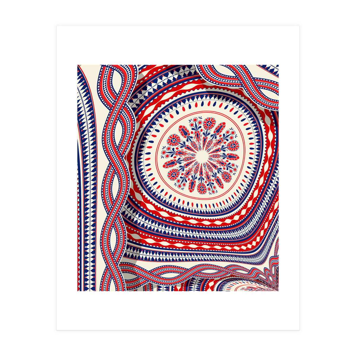 Romanian embroidery background 16 (Print Only)