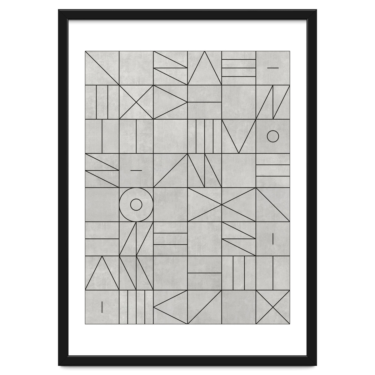 My Favorite Geometric Patterns No.3 - Grey