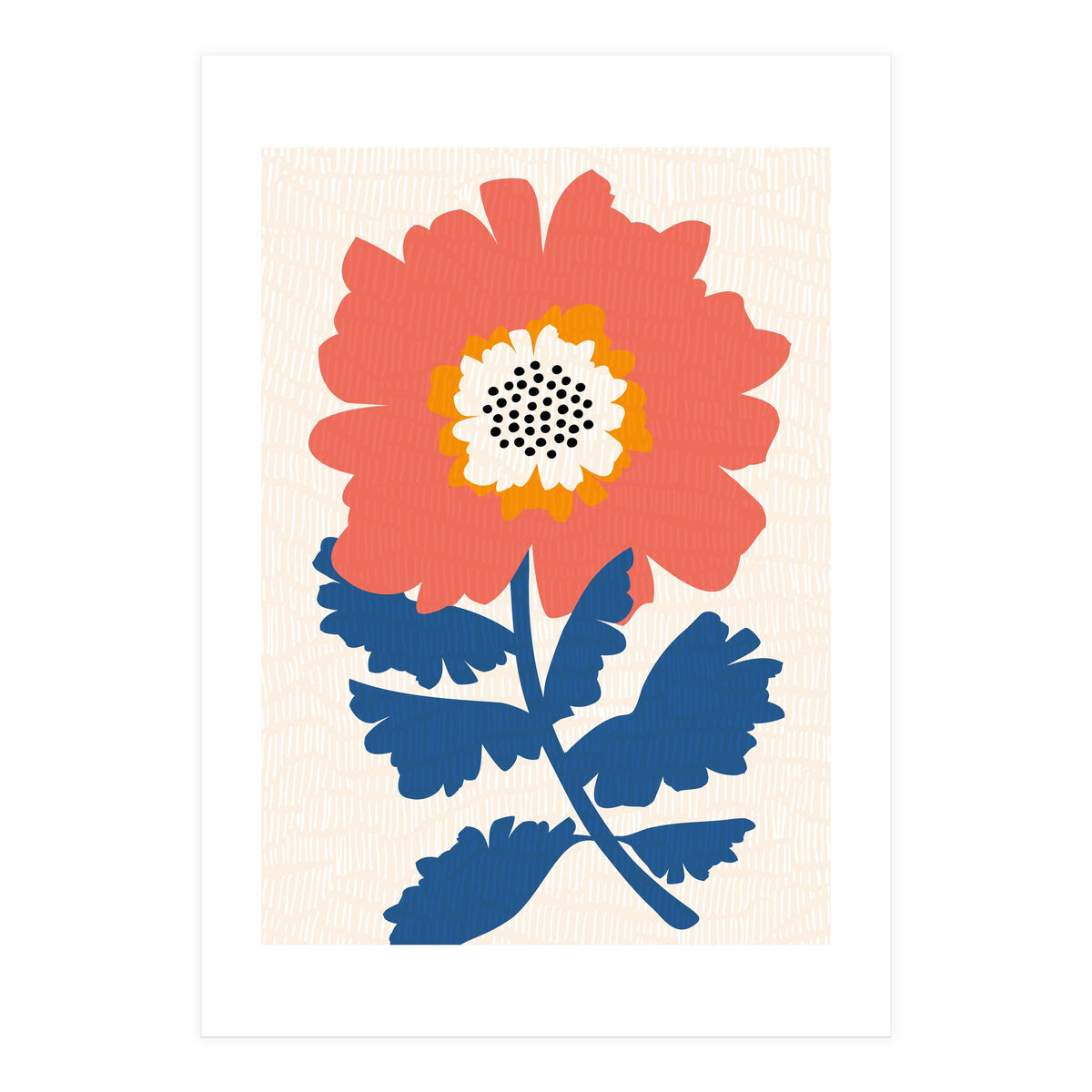Happy Modern Floral (Print Only)