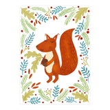 Squirrel With Acorn (Print Only) thumbnail