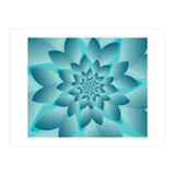 Abstract Modern Optical Illusion Floral Design Art (Print Only) thumbnail