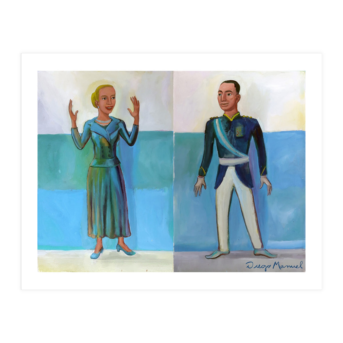 Diptico Evita Y Peron (Print Only)