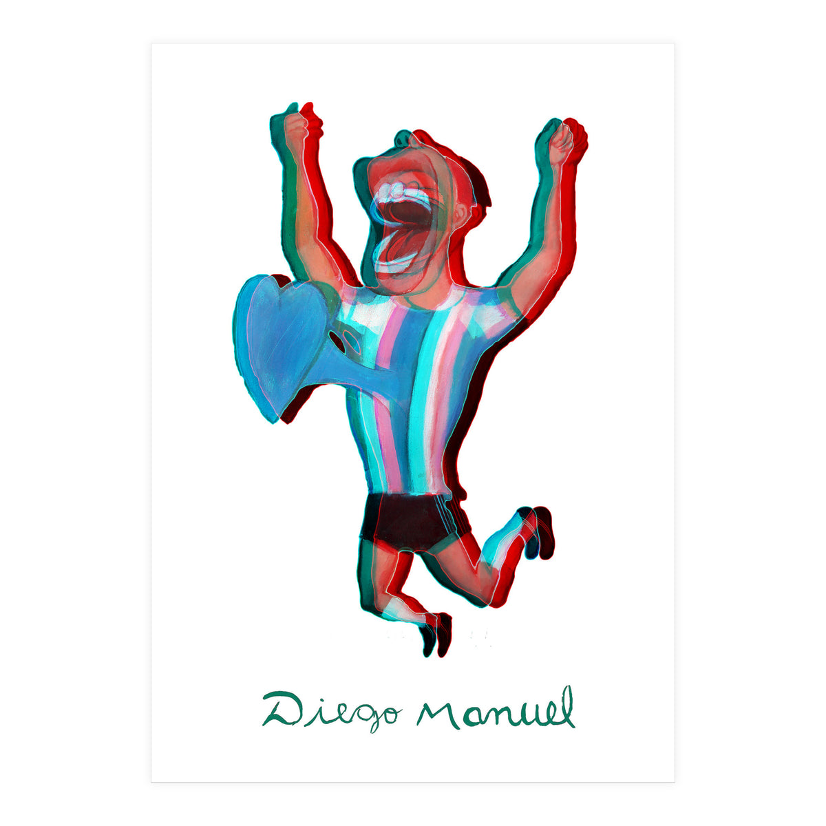 Gol De Argentina 3d B (Print Only)