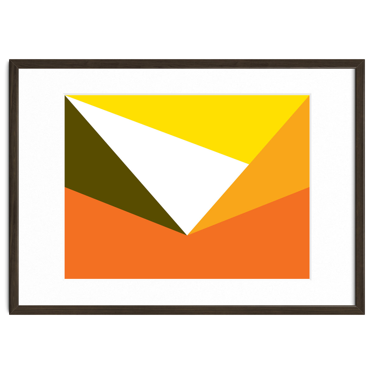 Geometric Shapes No. 58 - yellow & orange