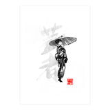 Geisha and umbrella (Print Only) thumbnail