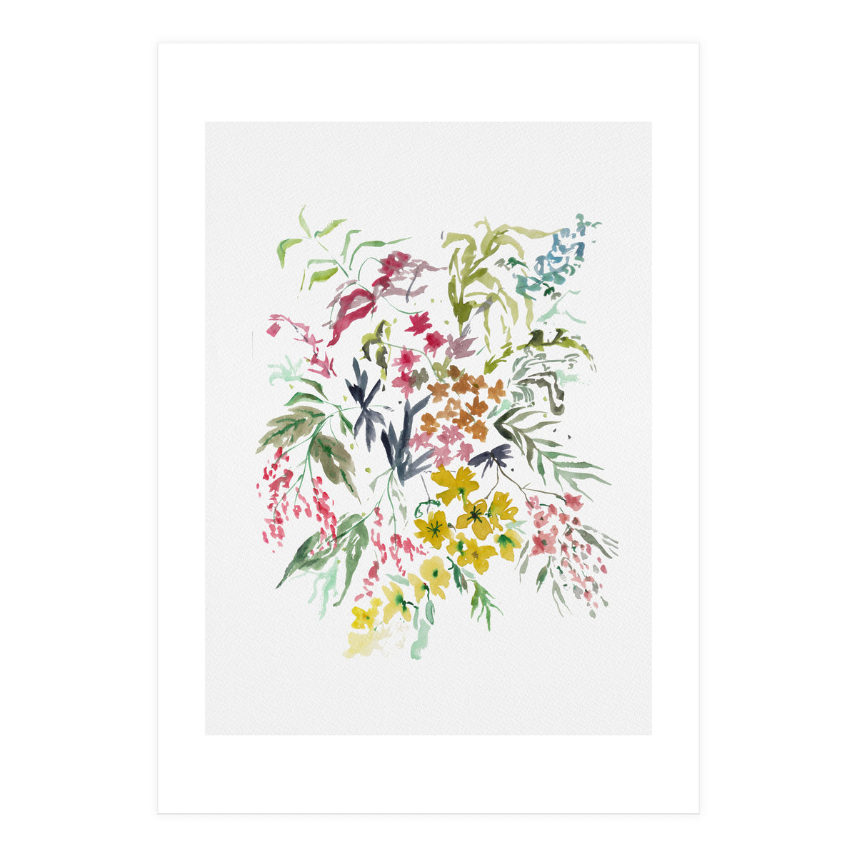 Autumn Bush Watercolour (Print Only)