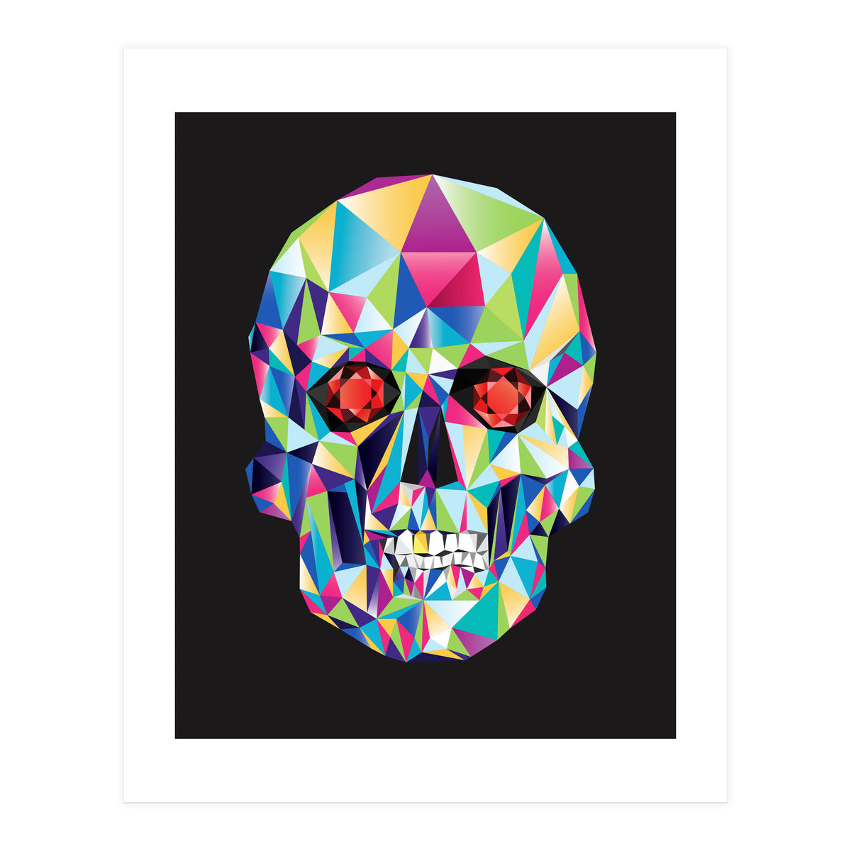 Geometric Candy Skull (Print Only)