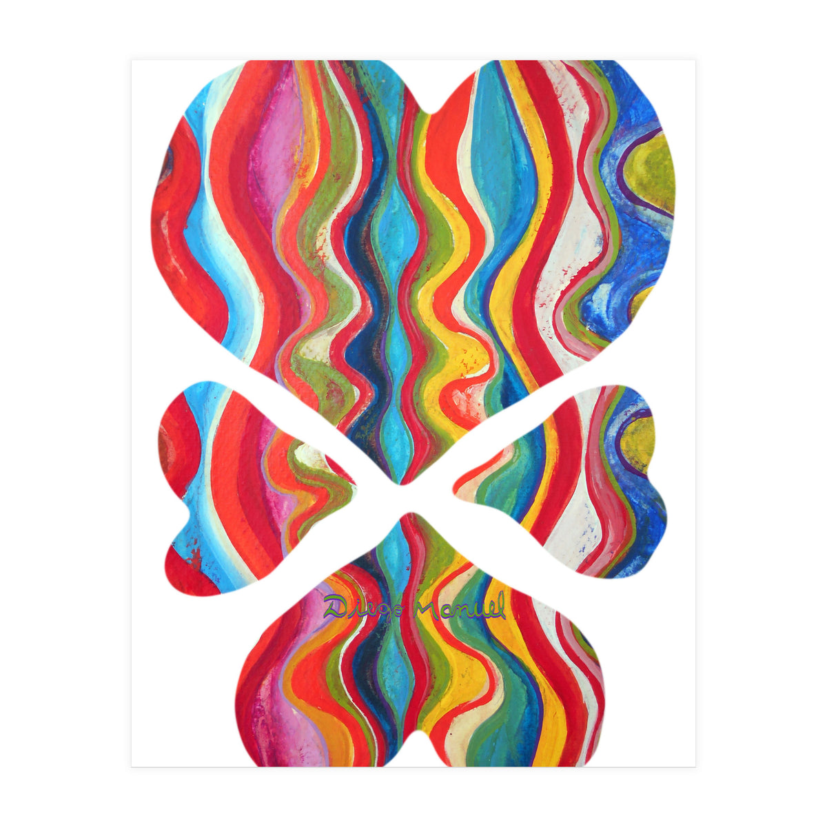 4 Corazones 13  (Print Only)