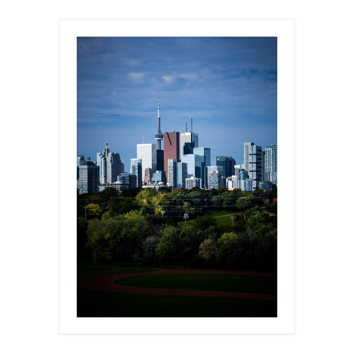 Toronto Skyline From Riverdale Park No 6 Color Version (Print Only)
