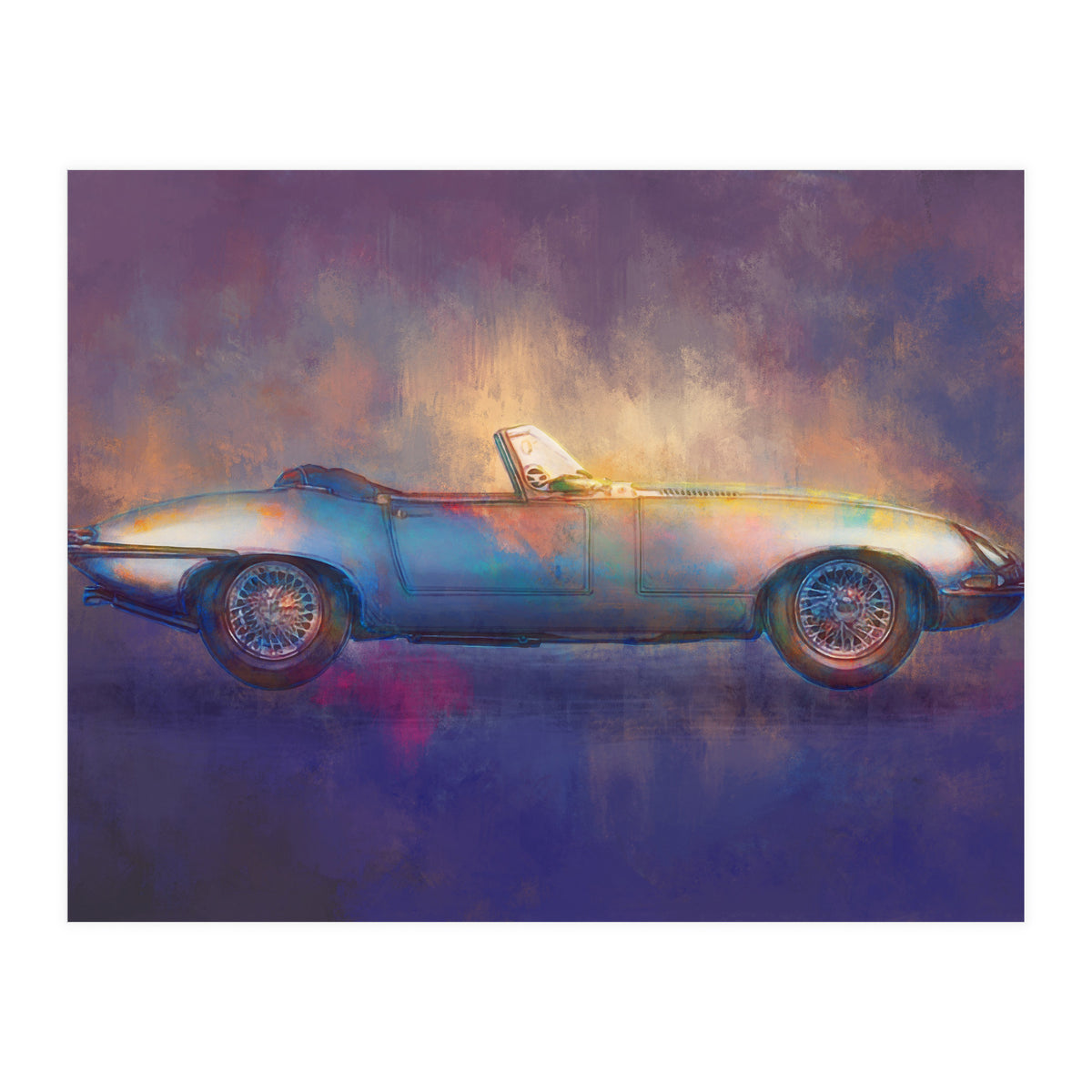 Jaguar E Type (Print Only)