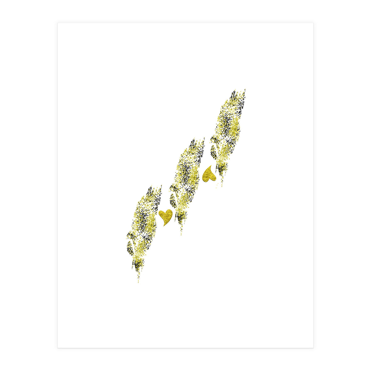 Golden Hearts (Print Only)