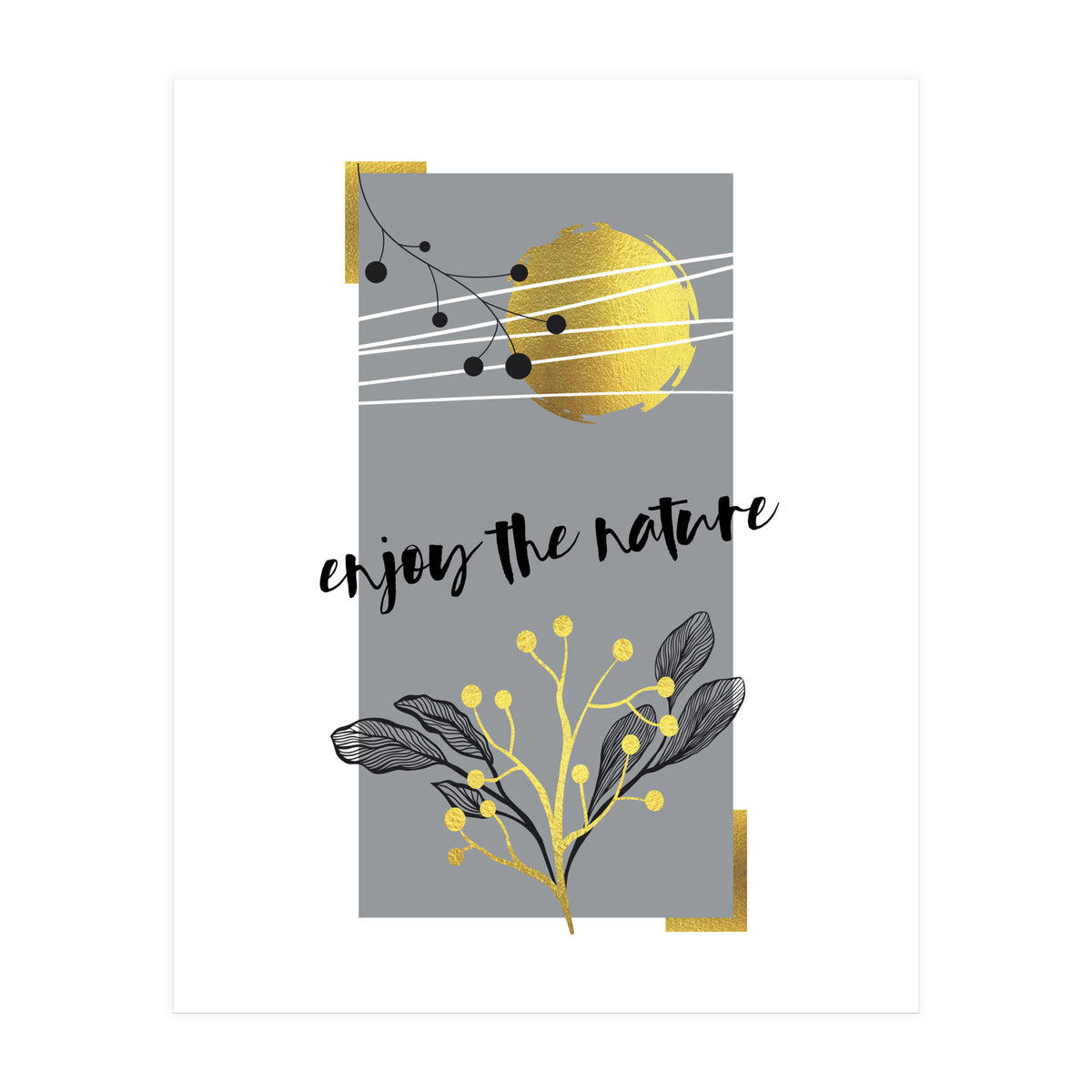 Reflection on the essentials - Enjoy the nature (Print Only)