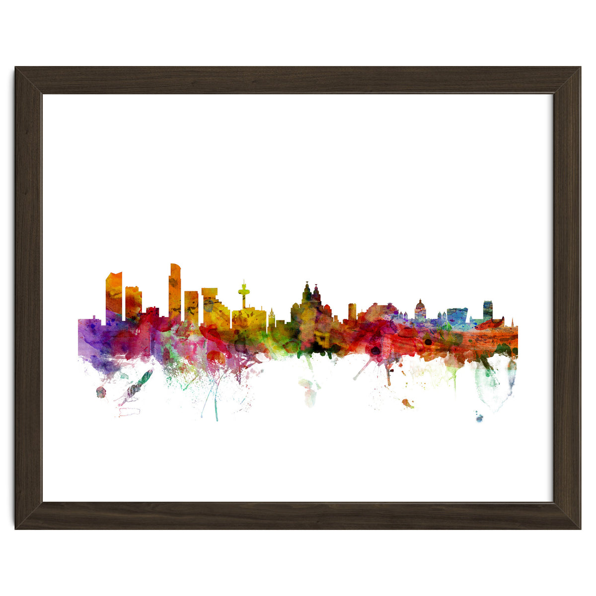 Liverpool England Skyline