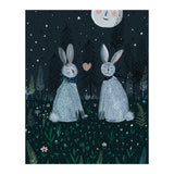 Rabbits in the forest  (Print Only) thumbnail