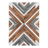 Urban Tribal Pattern No.4 - Wood (Print Only)