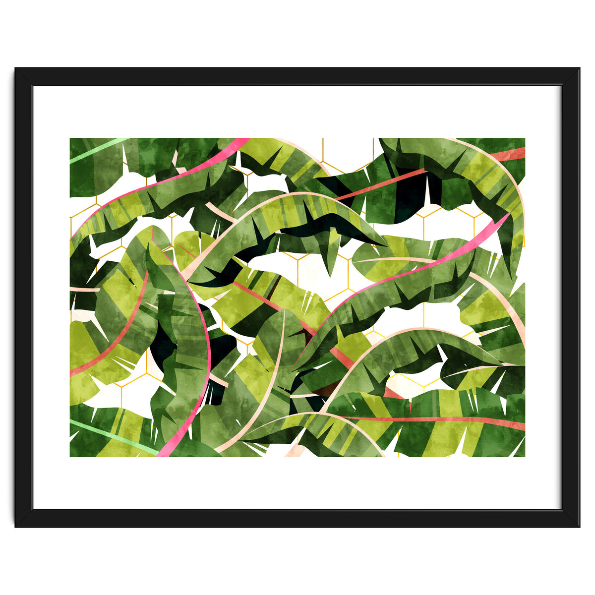 Banana Leaf Salad With Garlic Butter Dressing