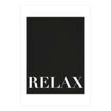 Relax Black (Print Only) thumbnail