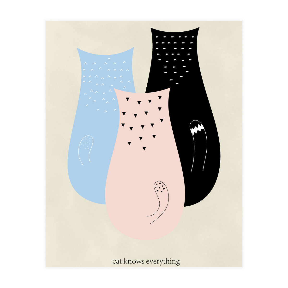 cat knows everything (Print Only)