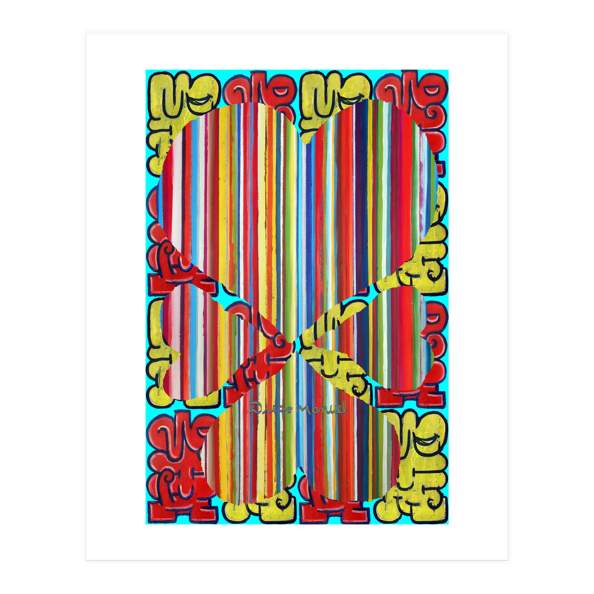 4 Corazones Tapiz 5 (Print Only)