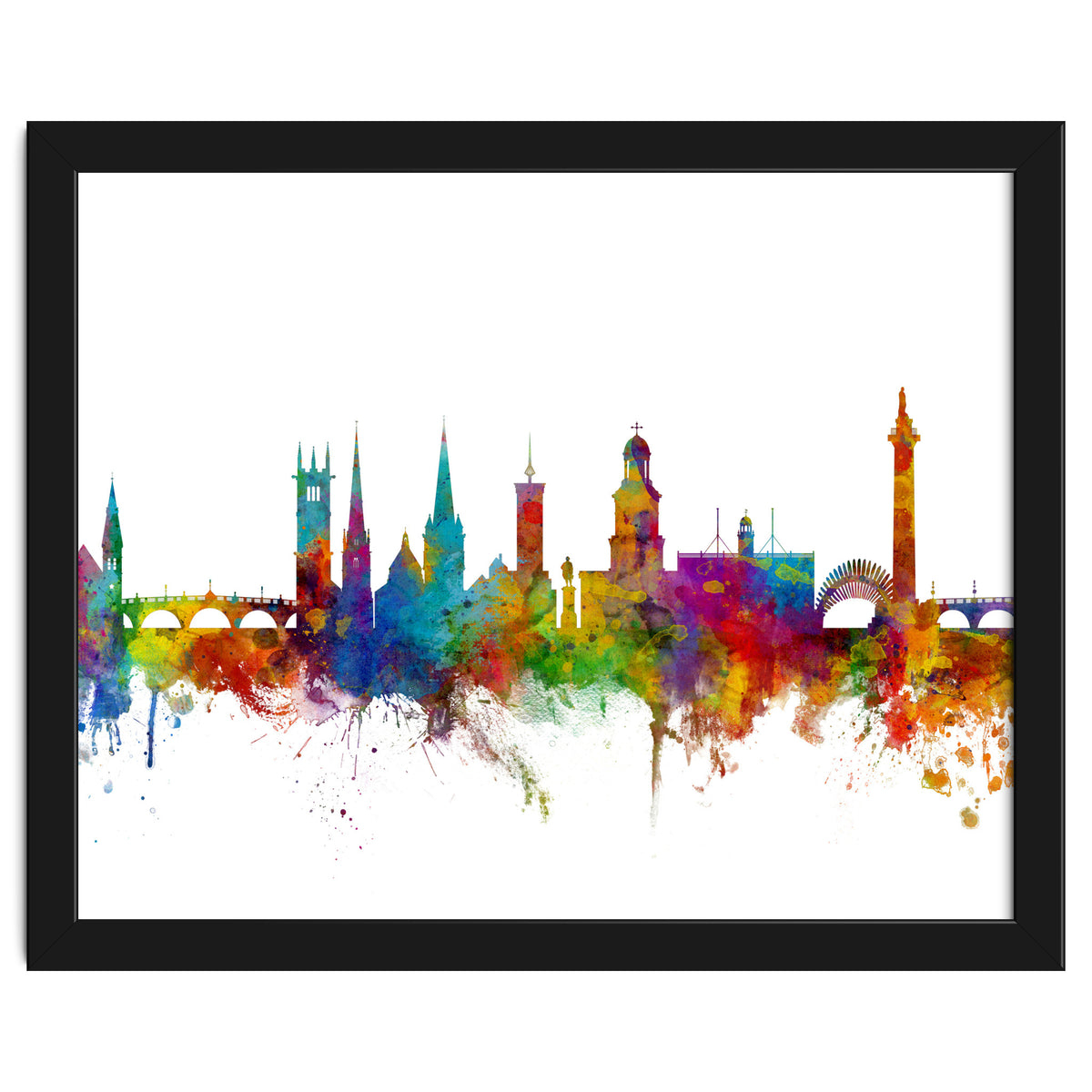 Shrewsbury England Skyline