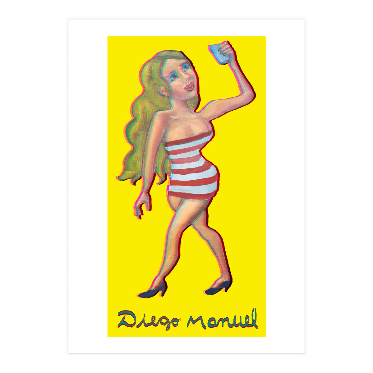 Chica Selfie 3d (Print Only)