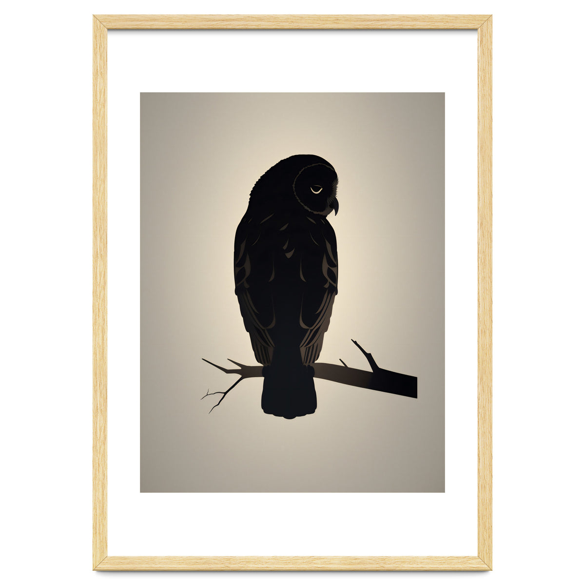 Owl Minimalist Picture