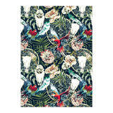 Dark pattern boho skull tropical  (Print Only) thumbnail