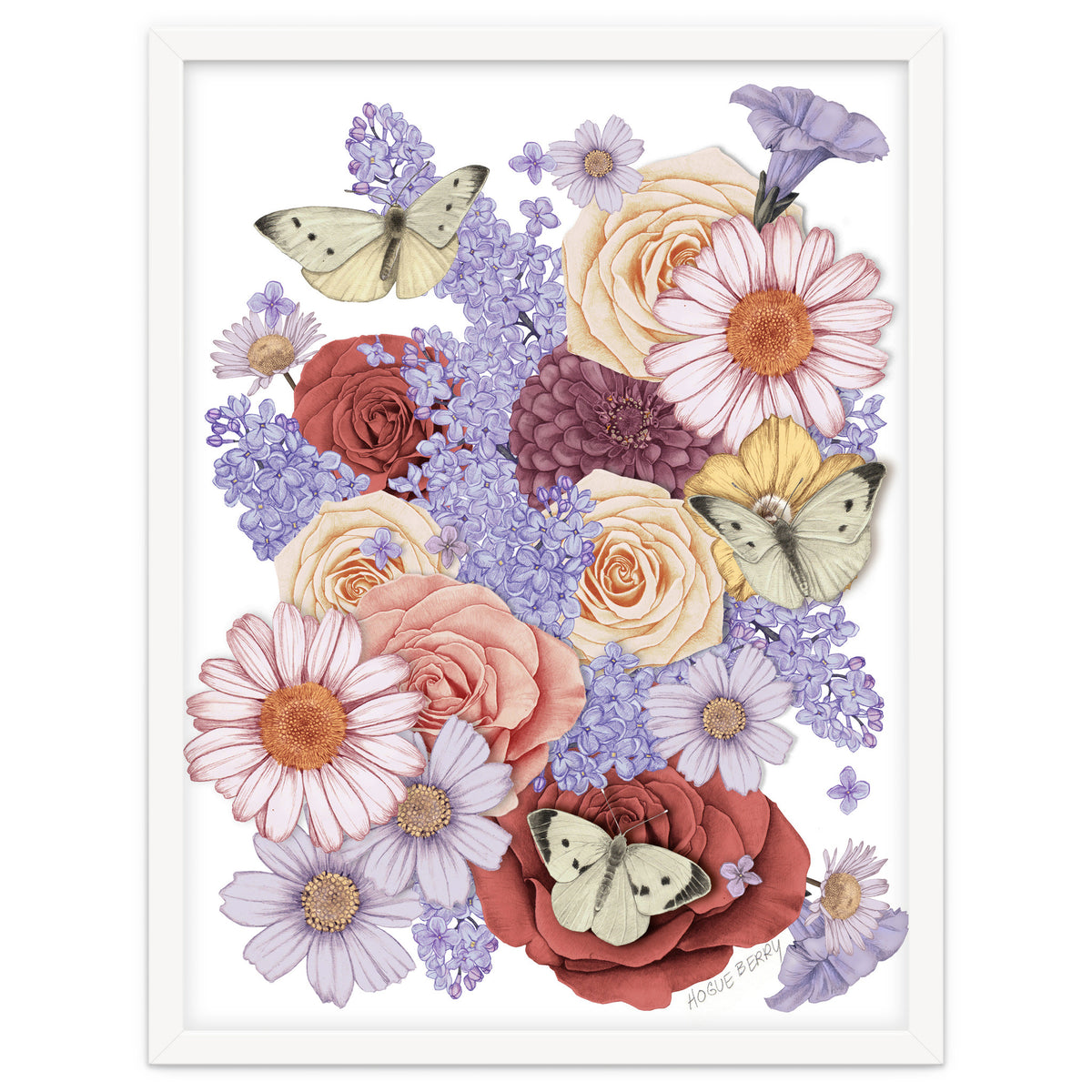 Flowers and Butterflies