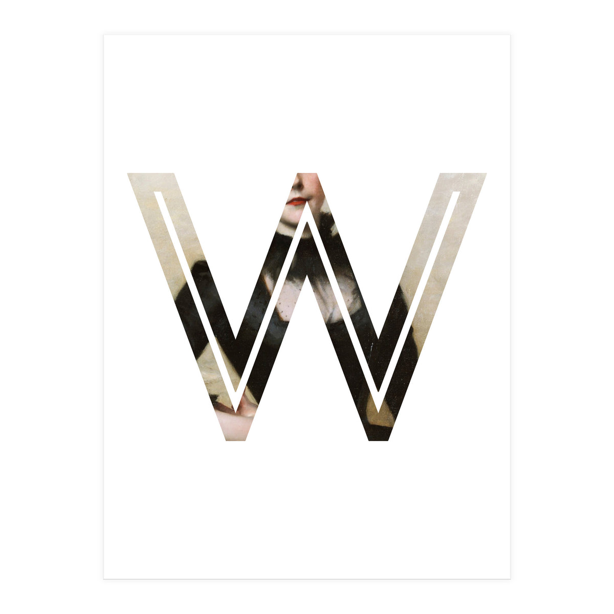 Letter W - (Impress) (Print Only)