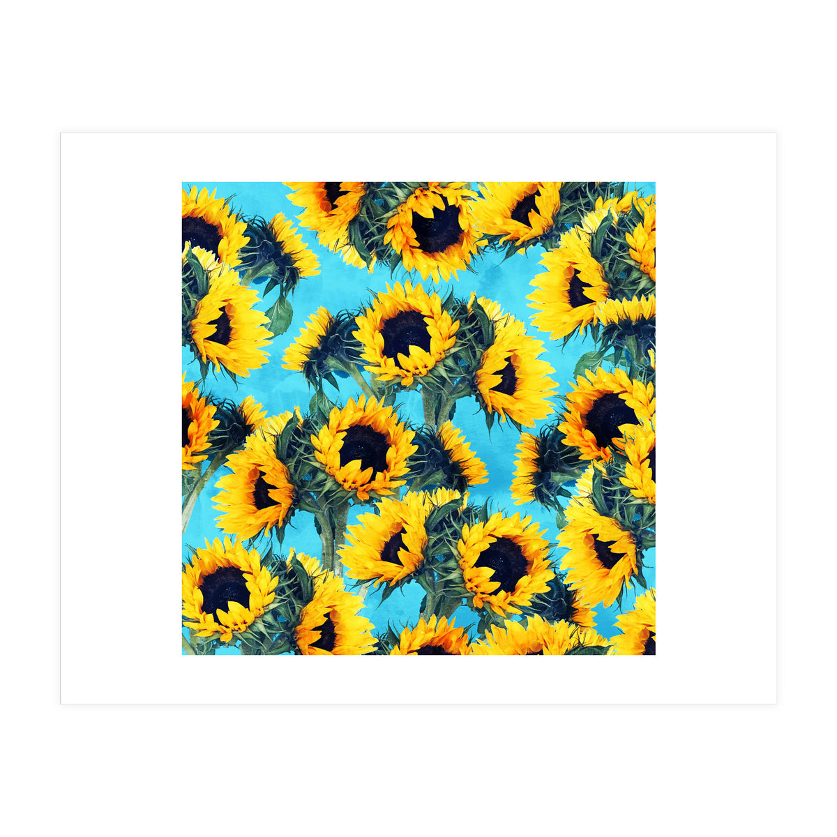 Sunflowers & Sky (Print Only)