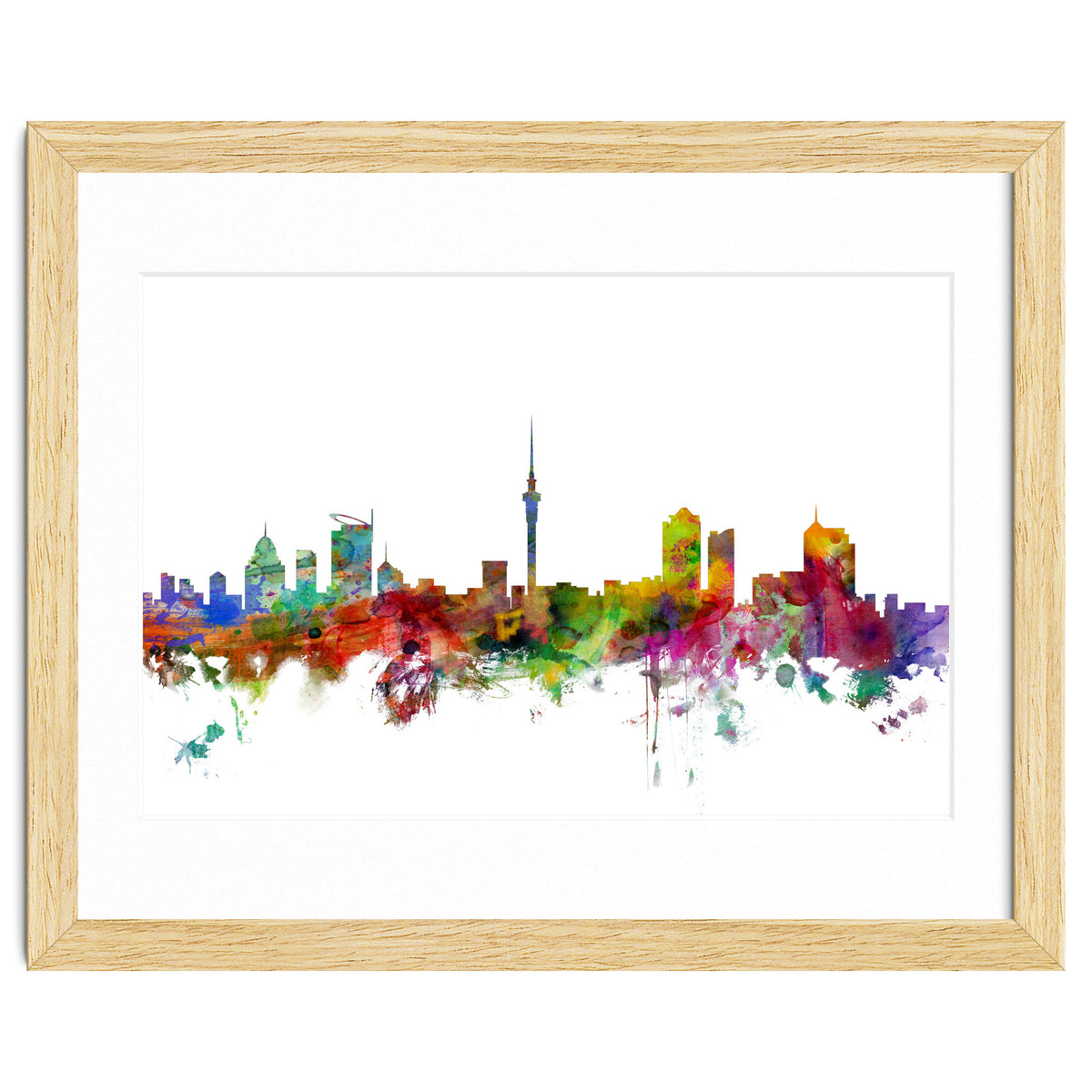 Auckland New Zealand Skyline