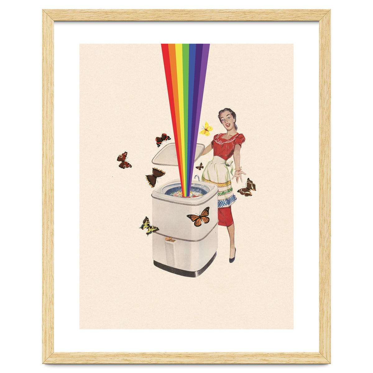Rainbow Washing Machine