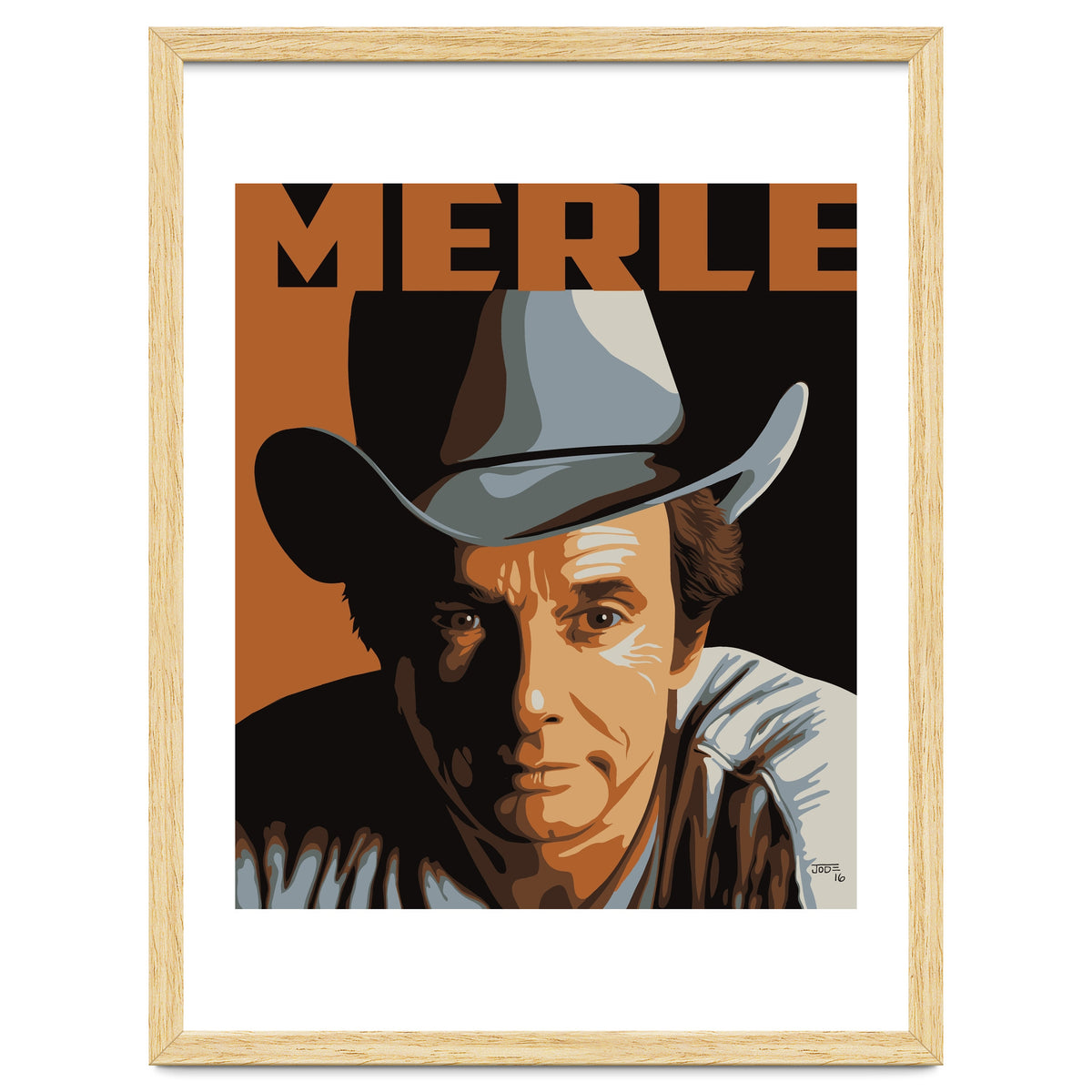 Merle Haggard Poster