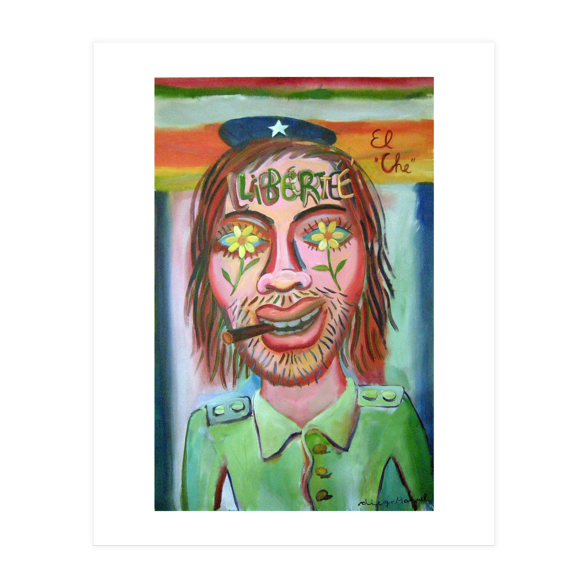 Che Guevara Y Margaritas 2 (Print Only)