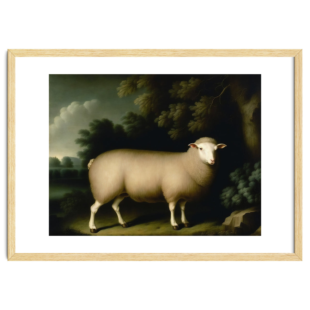Sheep Classical Oil Painting