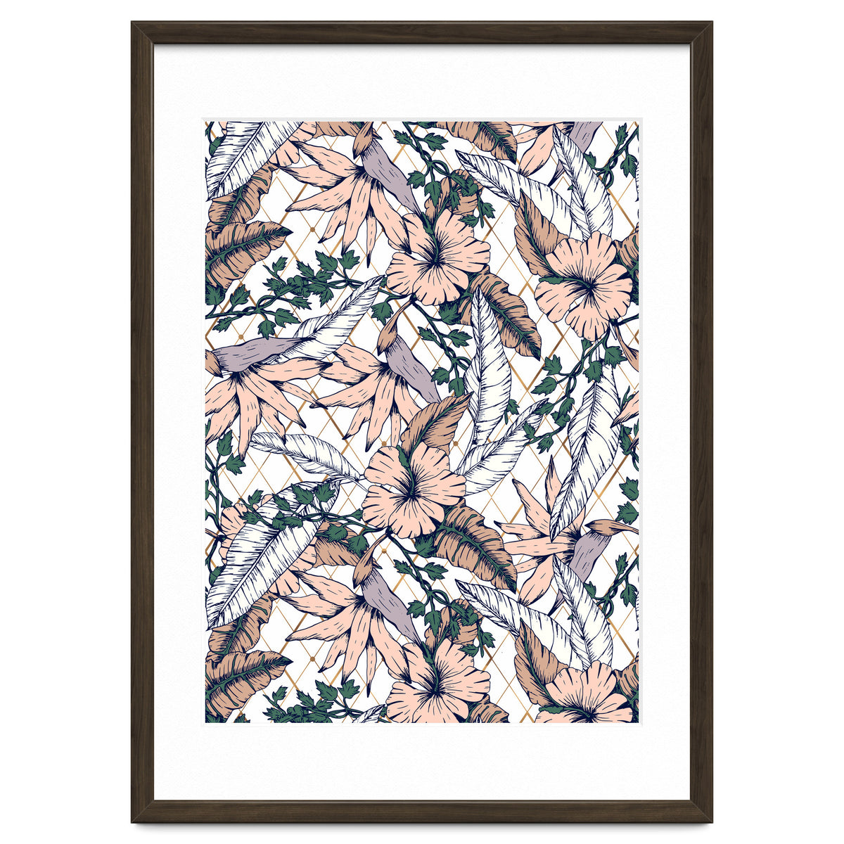 Exotic flowering and pattern geometric