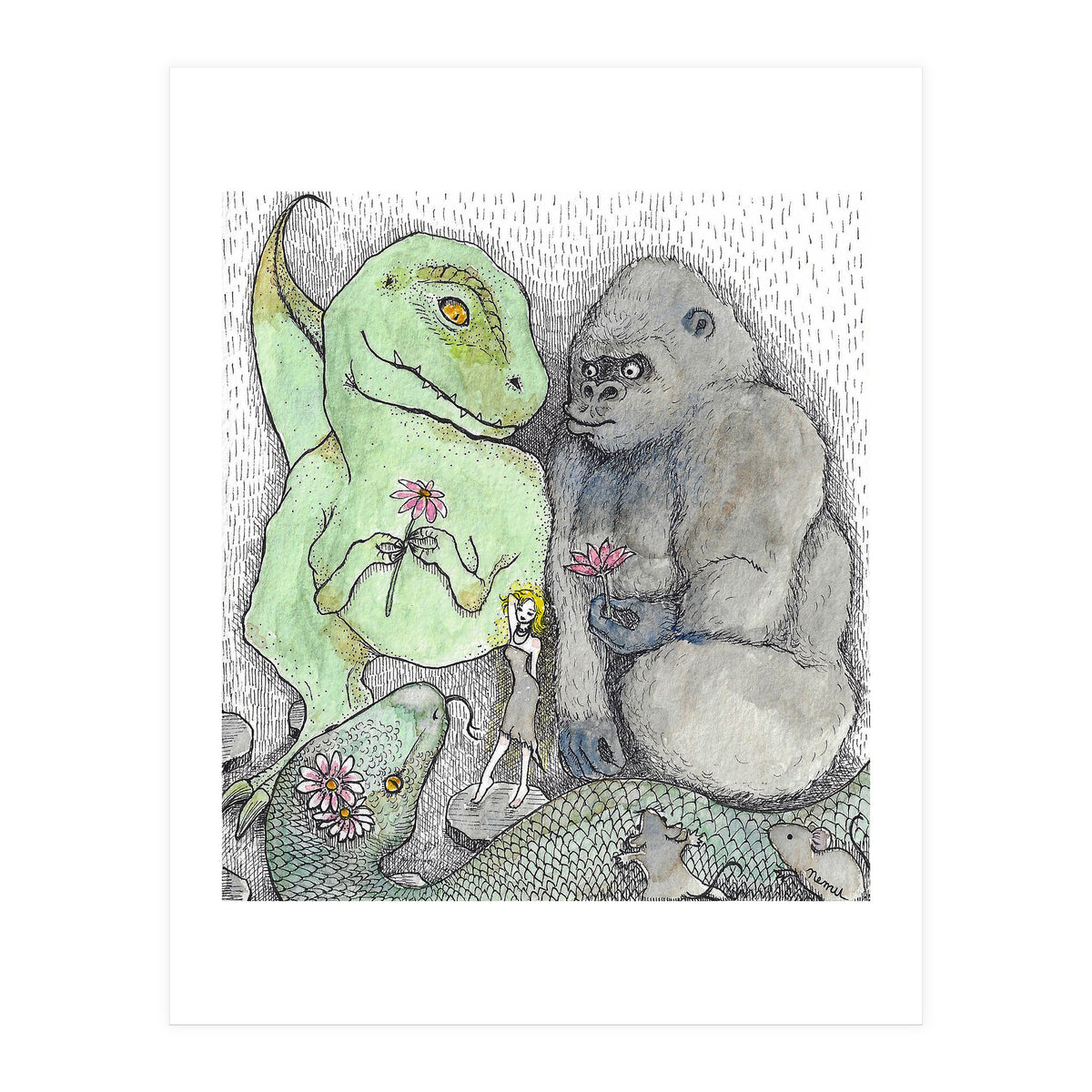 Kong Kong And Friends (Print Only)