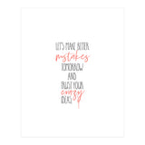 MAKE BETTER MISTAKES TOMORROW (Print Only) thumbnail