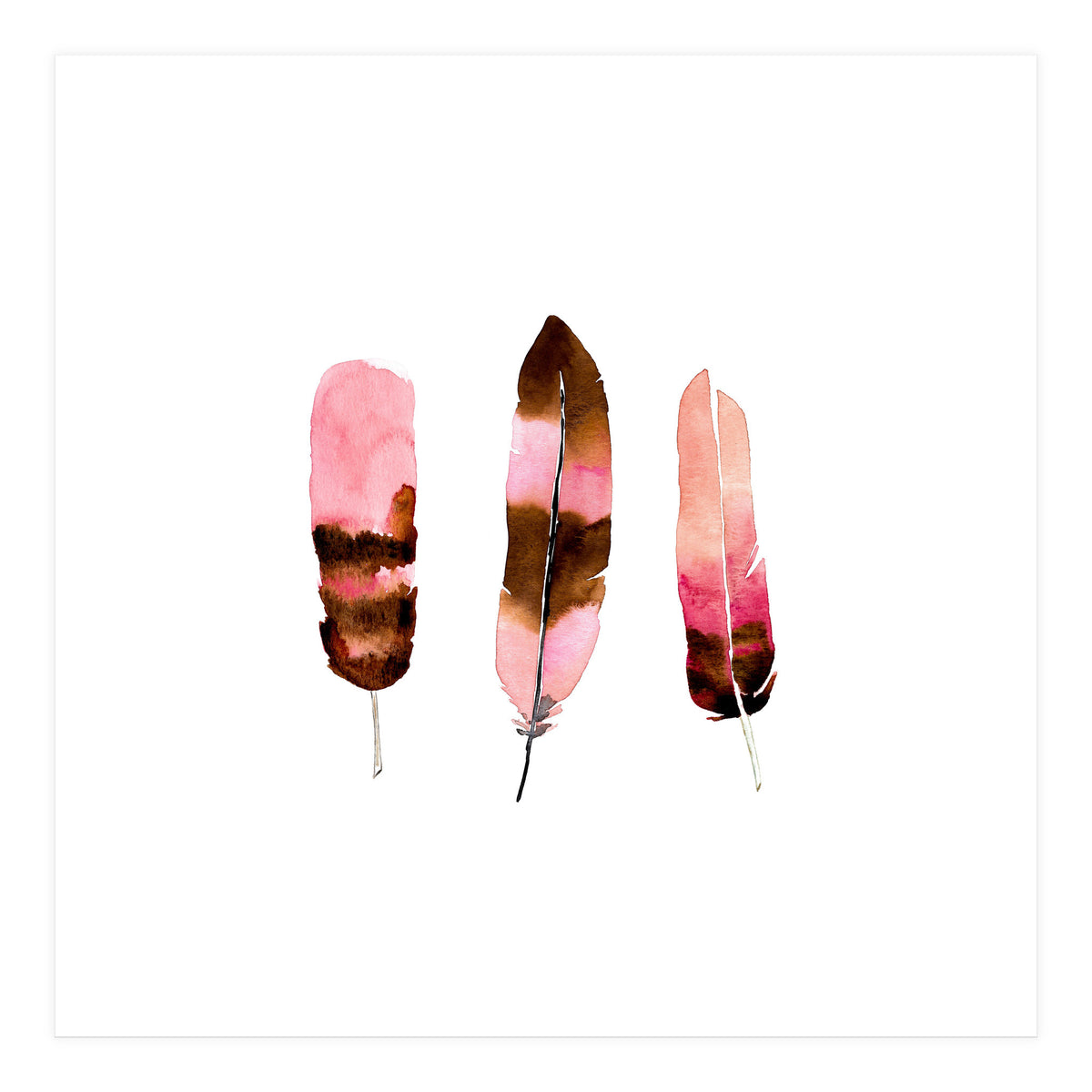 Blush Feathers (Print Only)