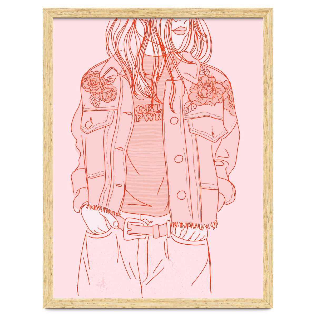 Pink Jeans Jacket