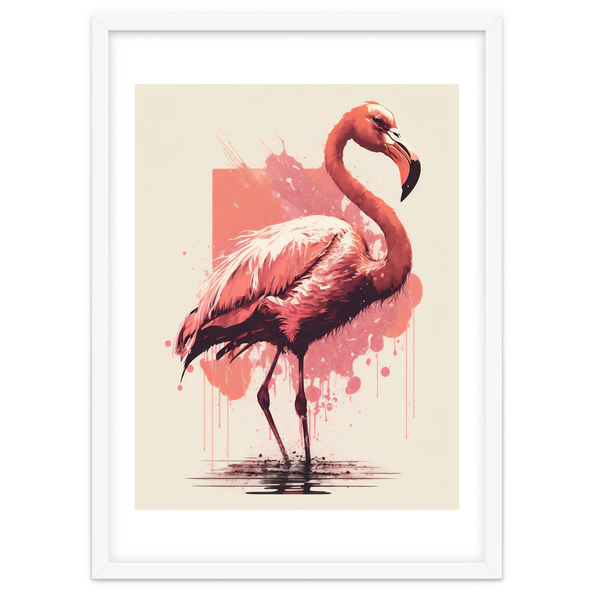 Flamingo Painting