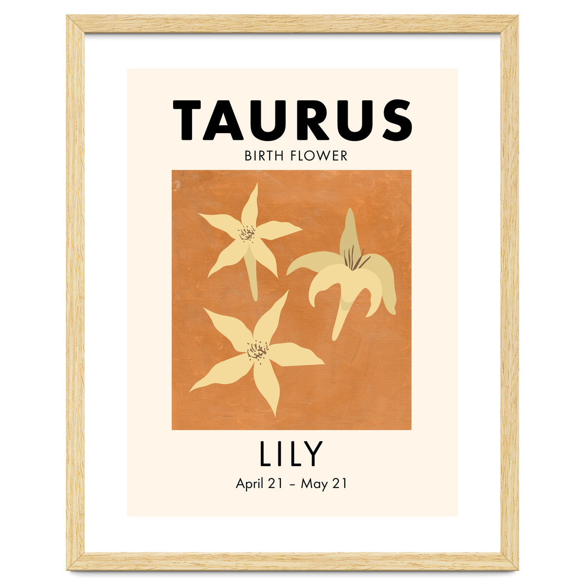 Taurus Birth Flower Lily