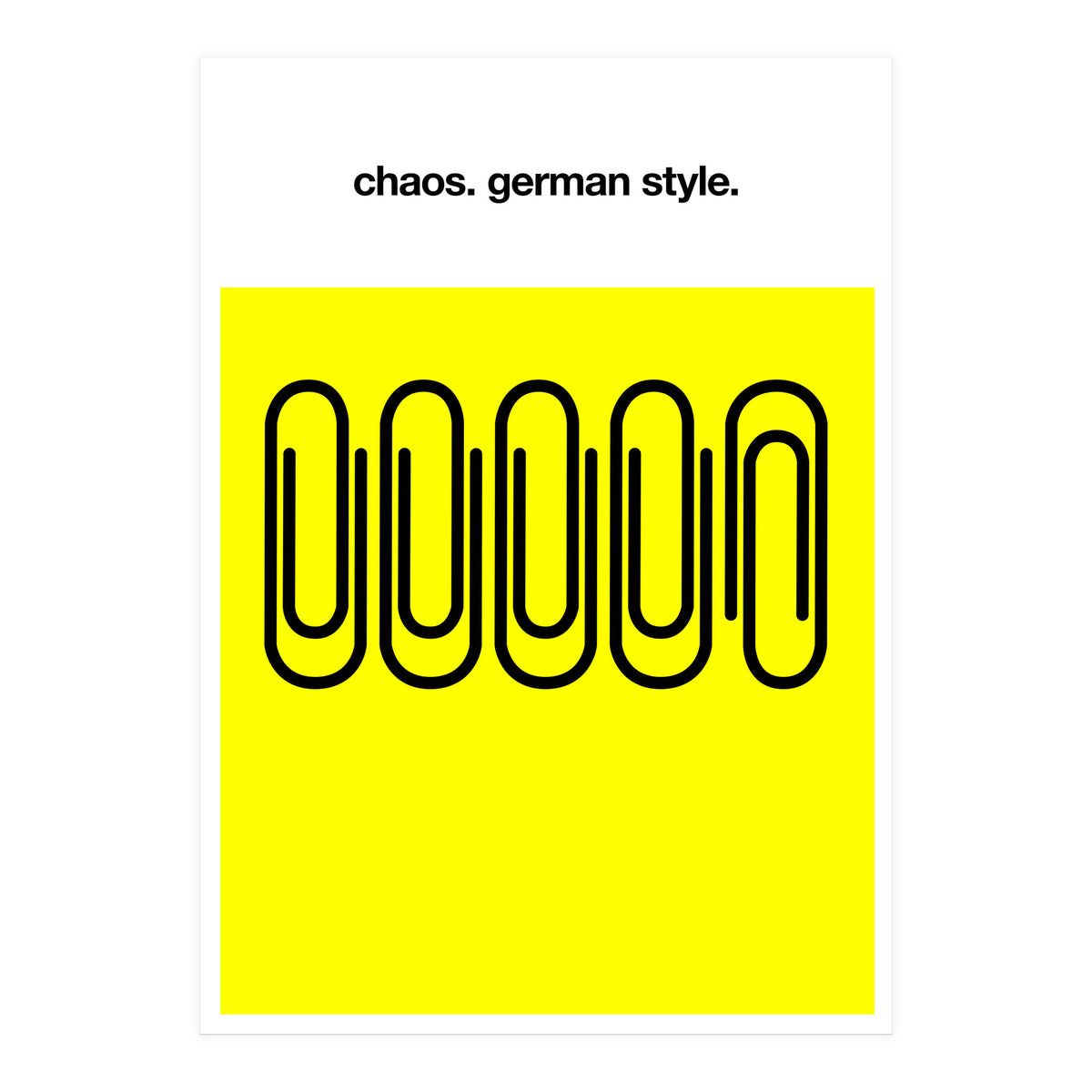 German Chaos (Print Only)